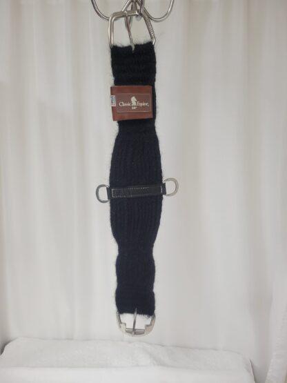 Classic Equine 27 Strand Mohair Roper Cinch with Roller Buckle- 28" Black - EUC - Image 4