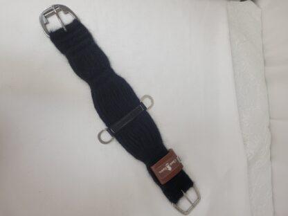 Classic Equine 27 Strand Mohair Roper Cinch with Roller Buckle- 28" Black - EUC - Image 2