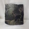 Egyptian Pharaoh's Head by Facsimilies, Ltd.  -  Vintage, black with gold - cast plaque - gorgeous!
