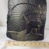 Egyptian Pharaoh's Head by Facsimilies, Ltd.  -  Vintage, black with gold - cast plaque - gorgeous! - Image 4