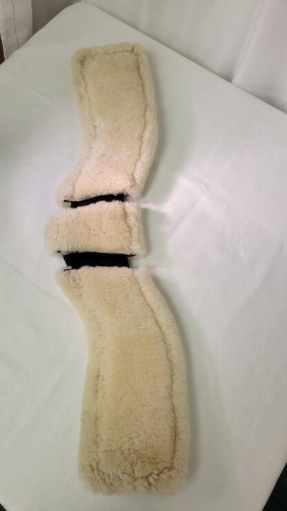 Total Saddle Fit Shoulder Relief Western Cinch, Black, wool fleece,  30" EUC - Image 2