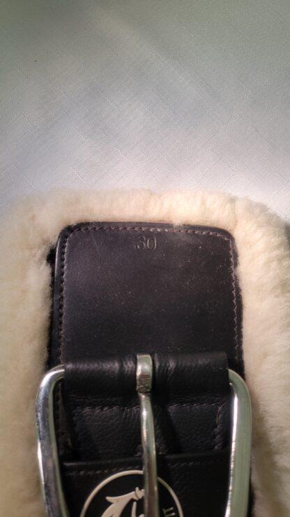 Total Saddle Fit Shoulder Relief Western Cinch, Black, wool fleece,  30" EUC