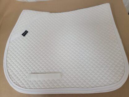 Horseware White Dressage Saddle Pad Rambo Handy Pad heavy cotton pad - New, with tags!