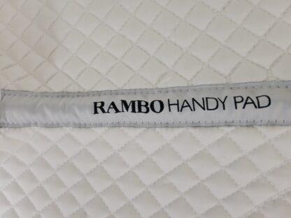 Horseware White Dressage Saddle Pad Rambo Handy Pad heavy cotton pad - New, with tags! - Image 6