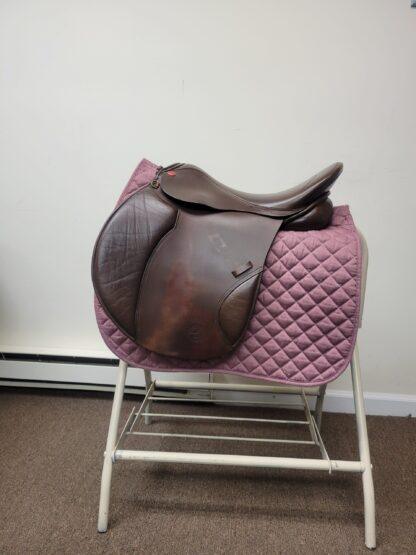 Duett Companion 2 Foxhunter A/P Trail English Saddle - 34 (wide), 17.5" seat, brown leather