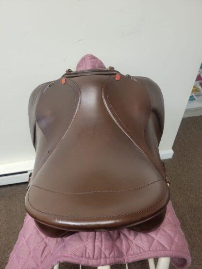 Duett Companion 2 Foxhunter A/P Trail English Saddle - 34 (wide), 17.5" seat, brown leather - Image 5