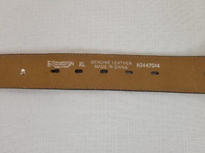 Nocona Women's Rhinestone Western Belt - Brown Leather with Floral Embroidery N3447044 Size XL - Image 8