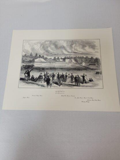 College Regatta on Lake Quinsigamond 1861