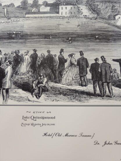 College Regatta on Lake Quinsigamond 1861 - Image 3