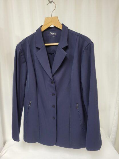 SmartPak Piper Softshell Show Coat, Navy Blue, sz 16