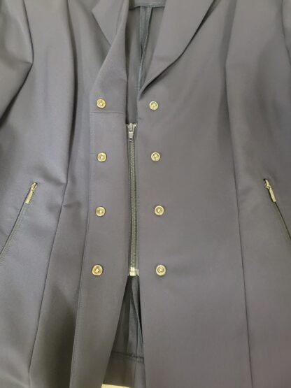 SmartPak Piper Softshell Show Coat, Navy Blue, sz 16 - Image 4