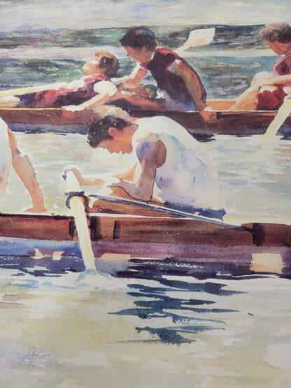 The Fine Art of Rowing, The Finish, by John Gable, crew poster - Image 2