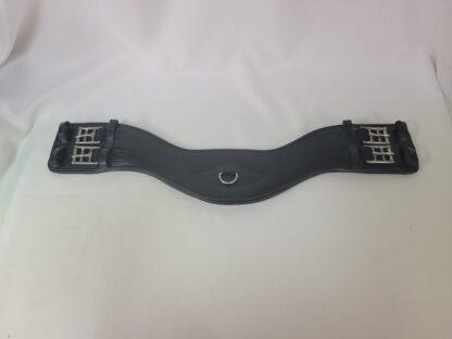 Total Saddle Fit Shoulder Relief Dressage Girth - Black Leather 24 in