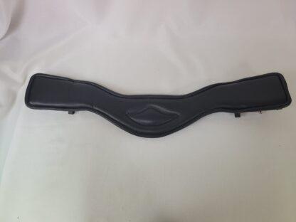 Total Saddle Fit Shoulder Relief Dressage Girth - Black Leather 24 in - Image 2